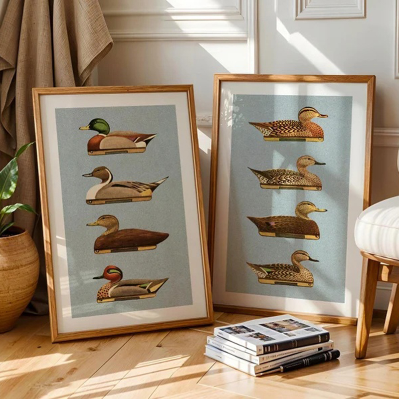Outdoor Hunting Paintings - Pósteres Retro de Patos para Exteriores,
