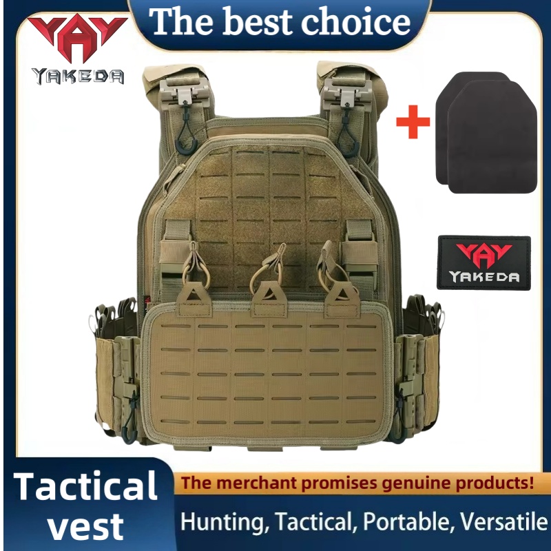 Outdoor Hunting Vest - Chaleco Táctico YAKEDA 6094, Desmontable Rápido,
