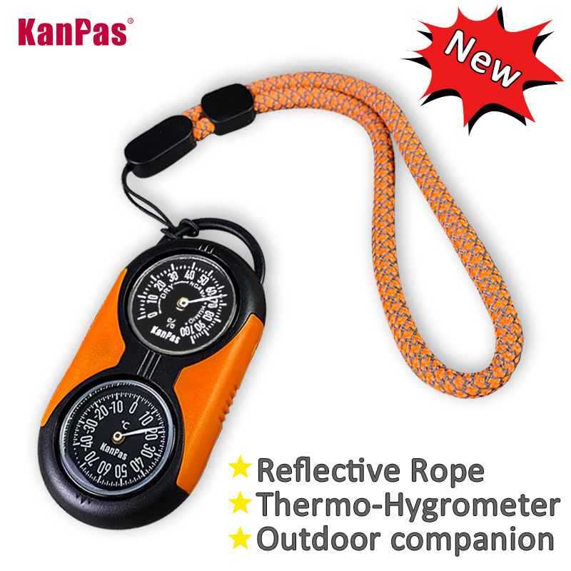 Hunting Outdoor Thermometer - KANPAS Kit de brújula con termómetro/Kit