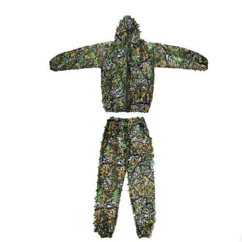 Camouflage Hunting Jacket - Ropa de caza 3D para francotirador,