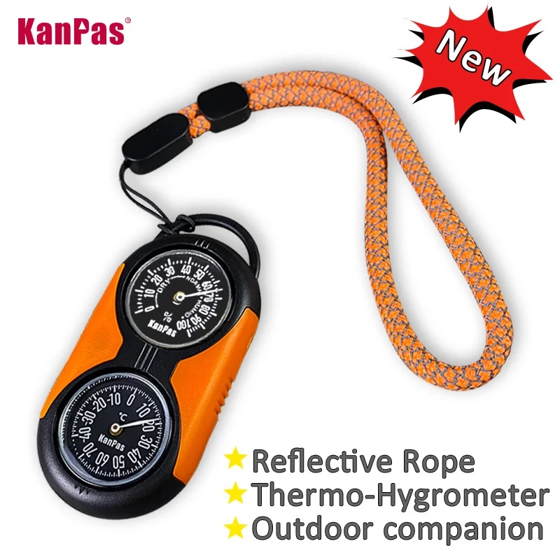 Hunting Outdoor Thermometer - Kit de Termómetro y Brújula KANPAS