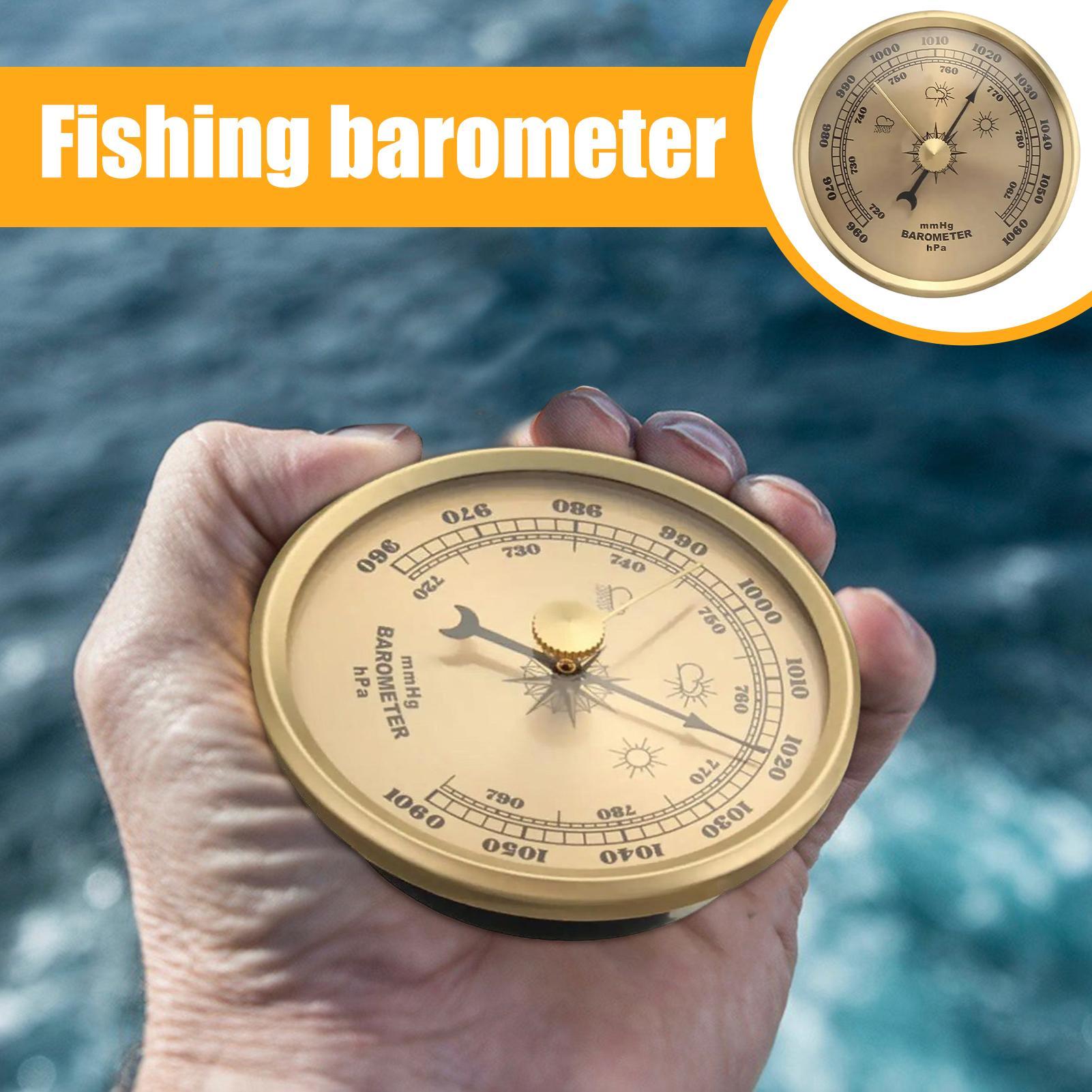 Hunting Outdoor Thermometer - Barómetro de Pesca, Manómetro Automático, Barómetro