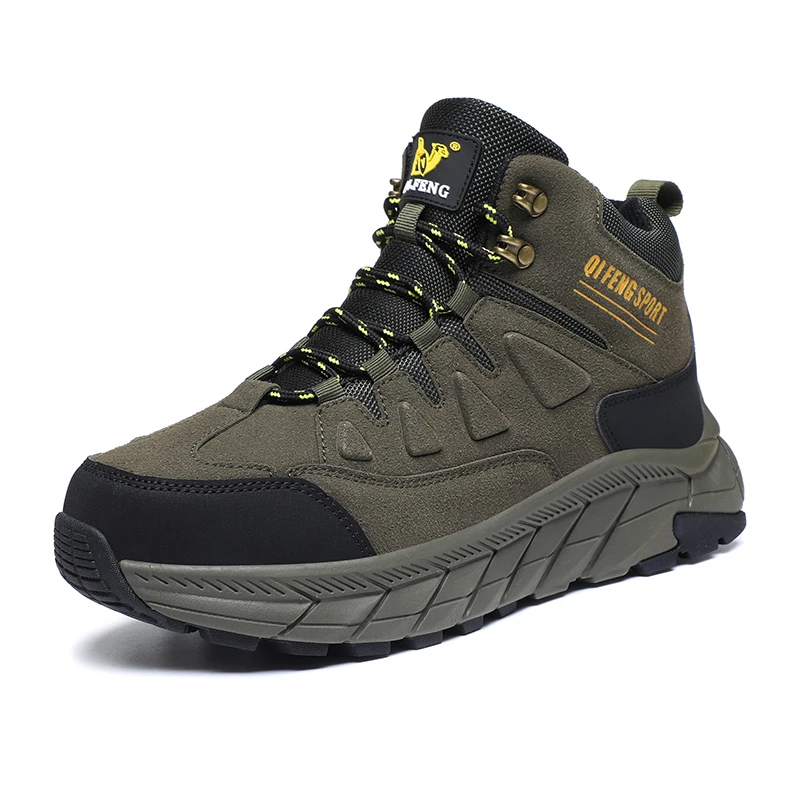 Outdoor Hunting Boots For Men - Botas de senderismo de cuero de