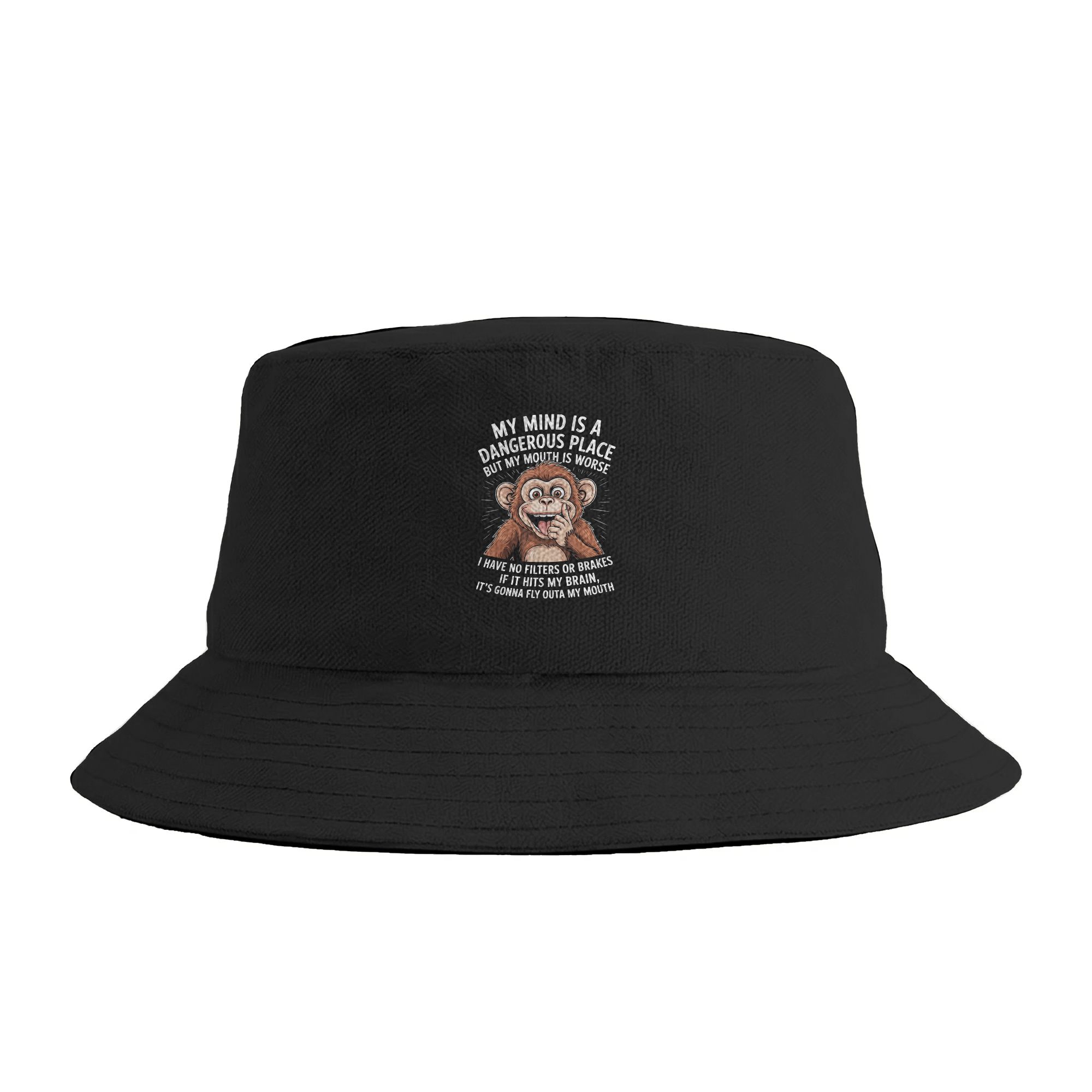 Outdoor Hunting Place - Divertido sombrero tipo pescador con cita