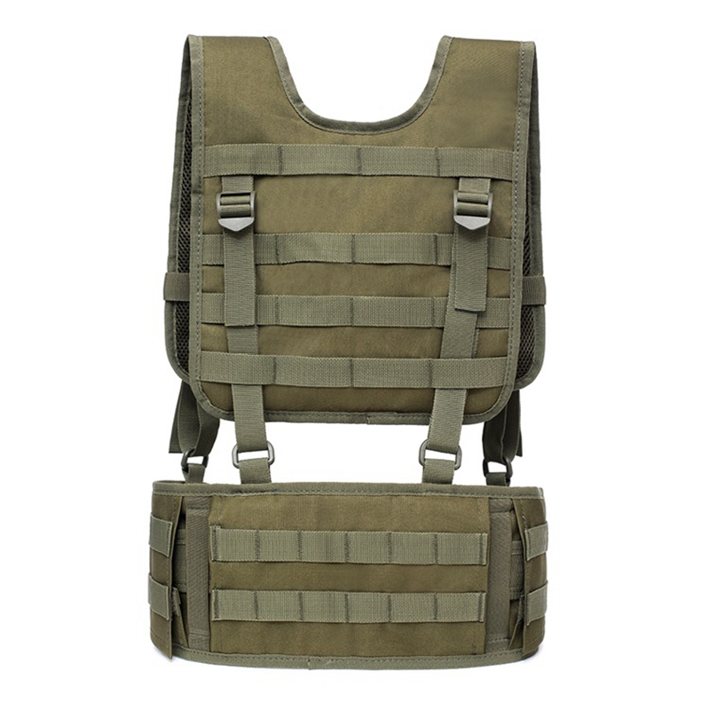 Outdoor Hunting Vest - Chaleco táctico Molle Chest Rig, cinturón