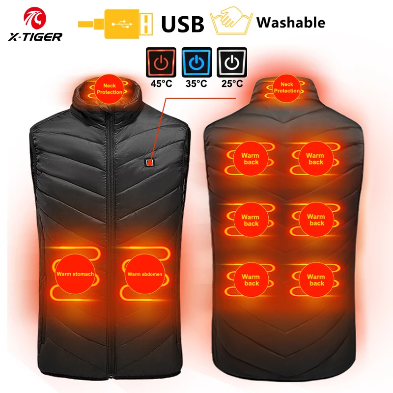 Outdoor Hunting Place - X-TIGER 9/2 lugares chaqueta calefactable hombres
