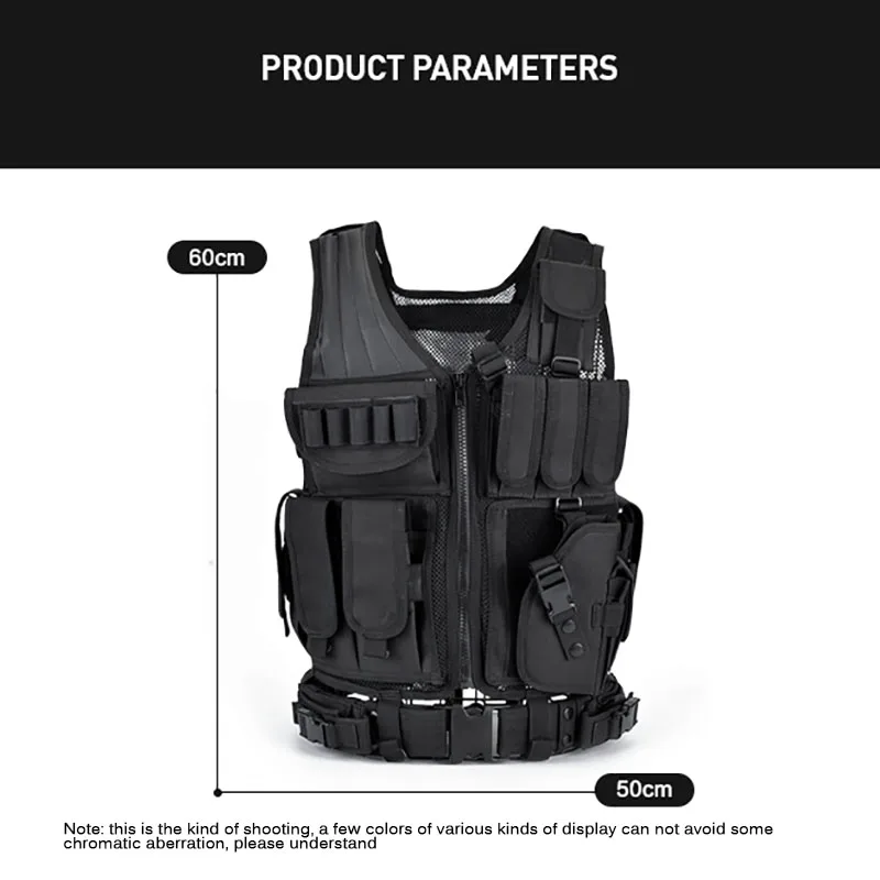 Chaleco táctico Molle ajustabl - Outdoor Hunting Vest reseña y precio