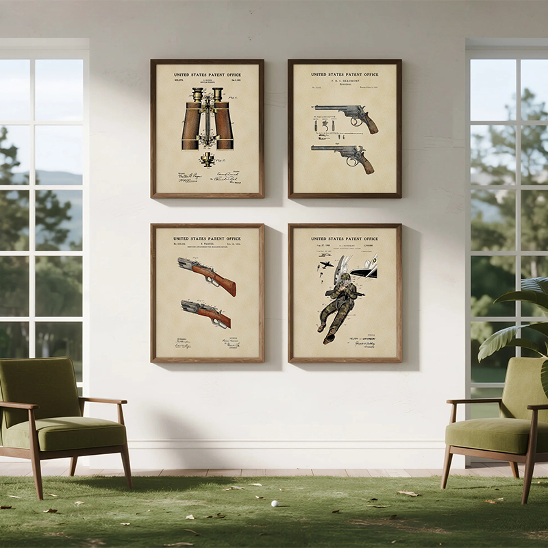 Impresiones de Arte de Patente - Outdoor Hunting Paintings reseña y precio