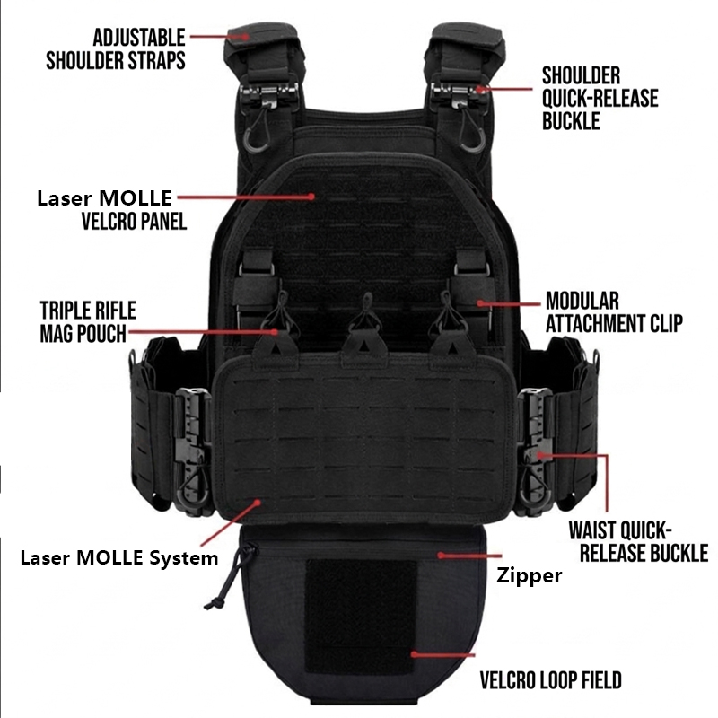 Chaleco Táctico YAKEDA 6094-1  - Outdoor Hunting Vest reseña y precio