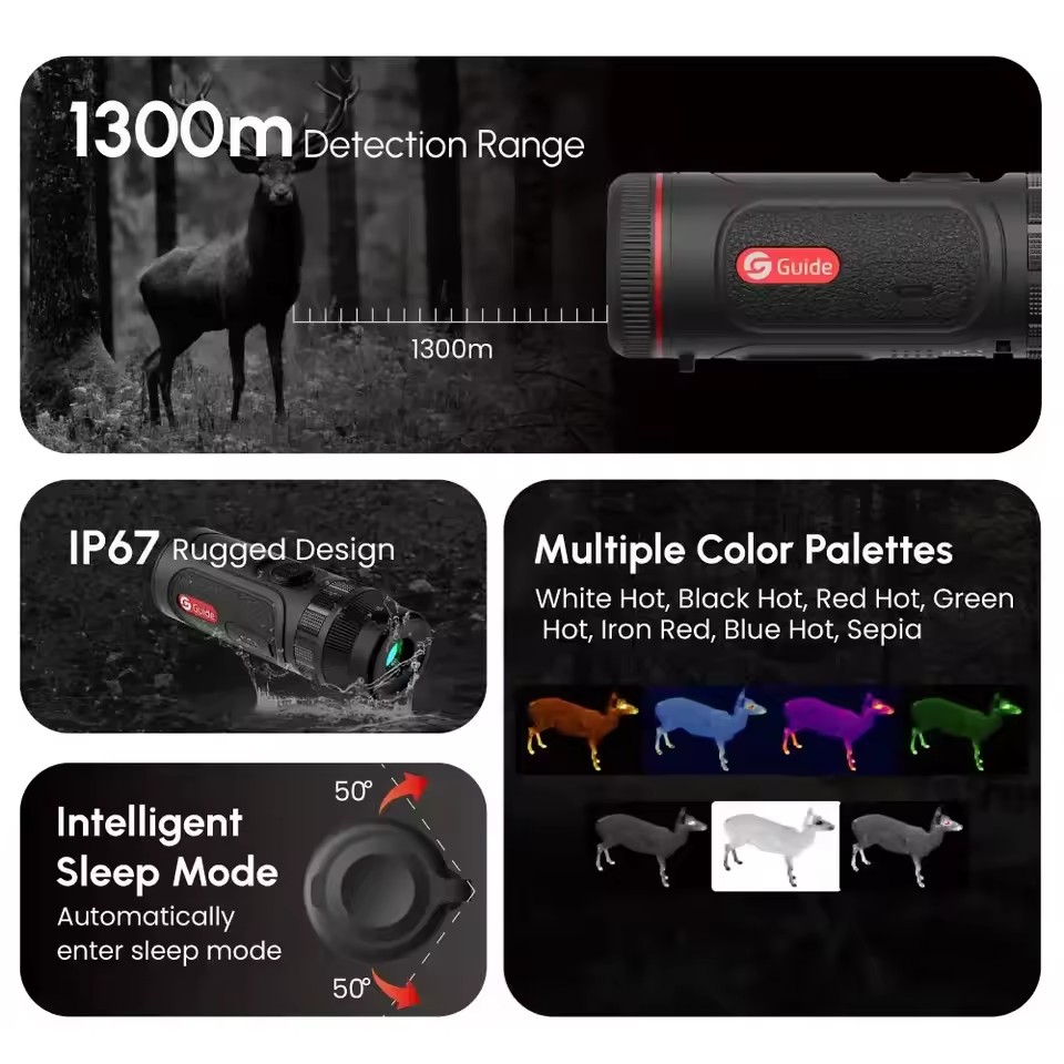 Monocular Térmico de Visión No - Outdoor Hunting Guide reseña y precio