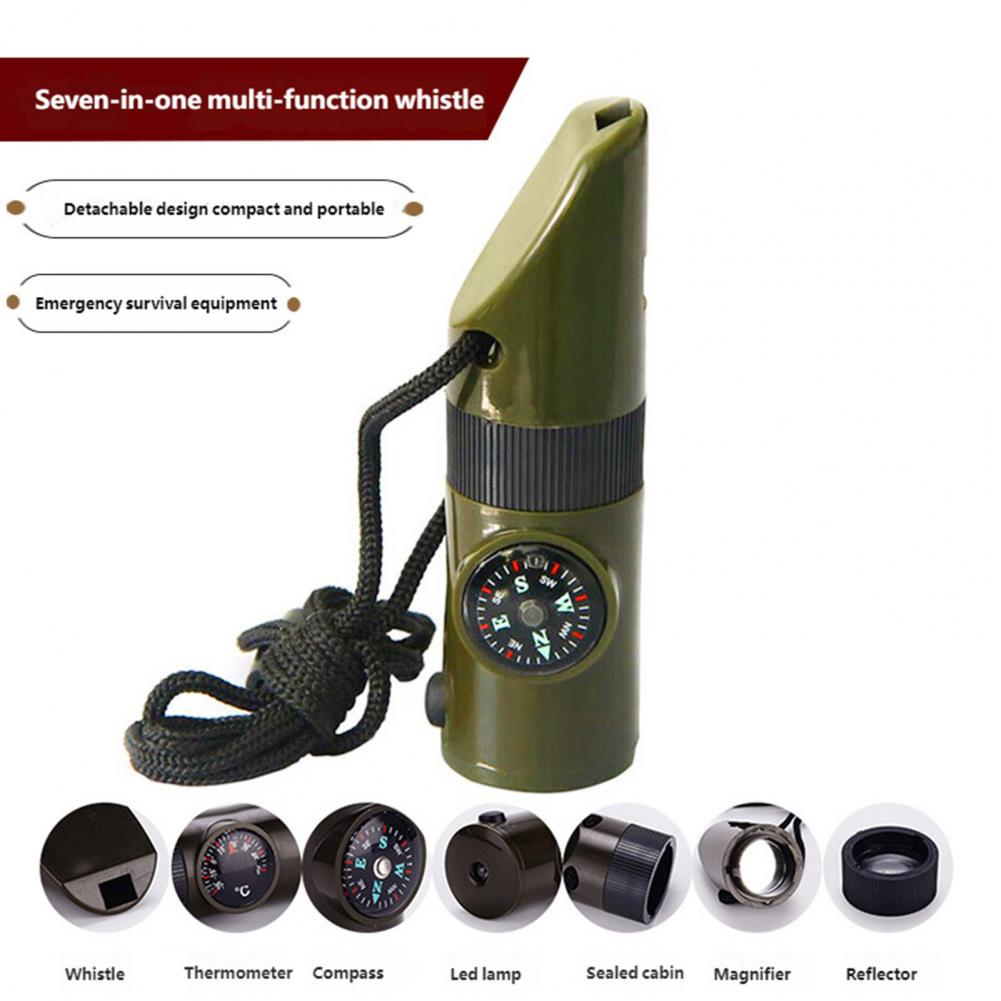Silbato Multifuncional 7 en 1  - Hunting Outdoor Thermometer reseña y precio