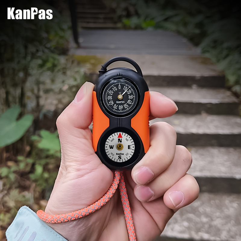 KANPAS Kit de brújula con term - Hunting Outdoor Thermometer reseña y precio