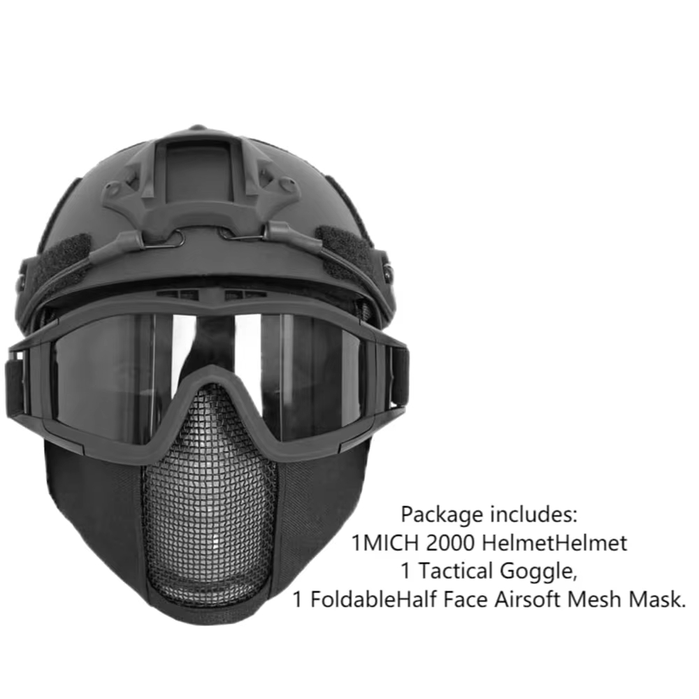 Casco MICH Airsoft y Set de Má - Outdoor Hunting Guide reseña y precio