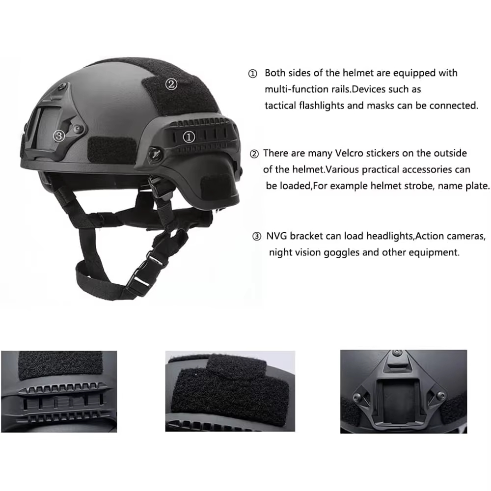 Casco MICH Airsoft y Set de Má - Outdoor Hunting Guide reseña y precio