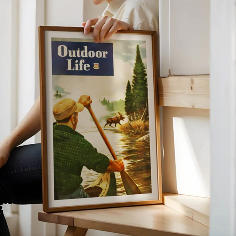 Póster de pesca colorido Vinta - Outdoor Hunting Paintings reseña y precio