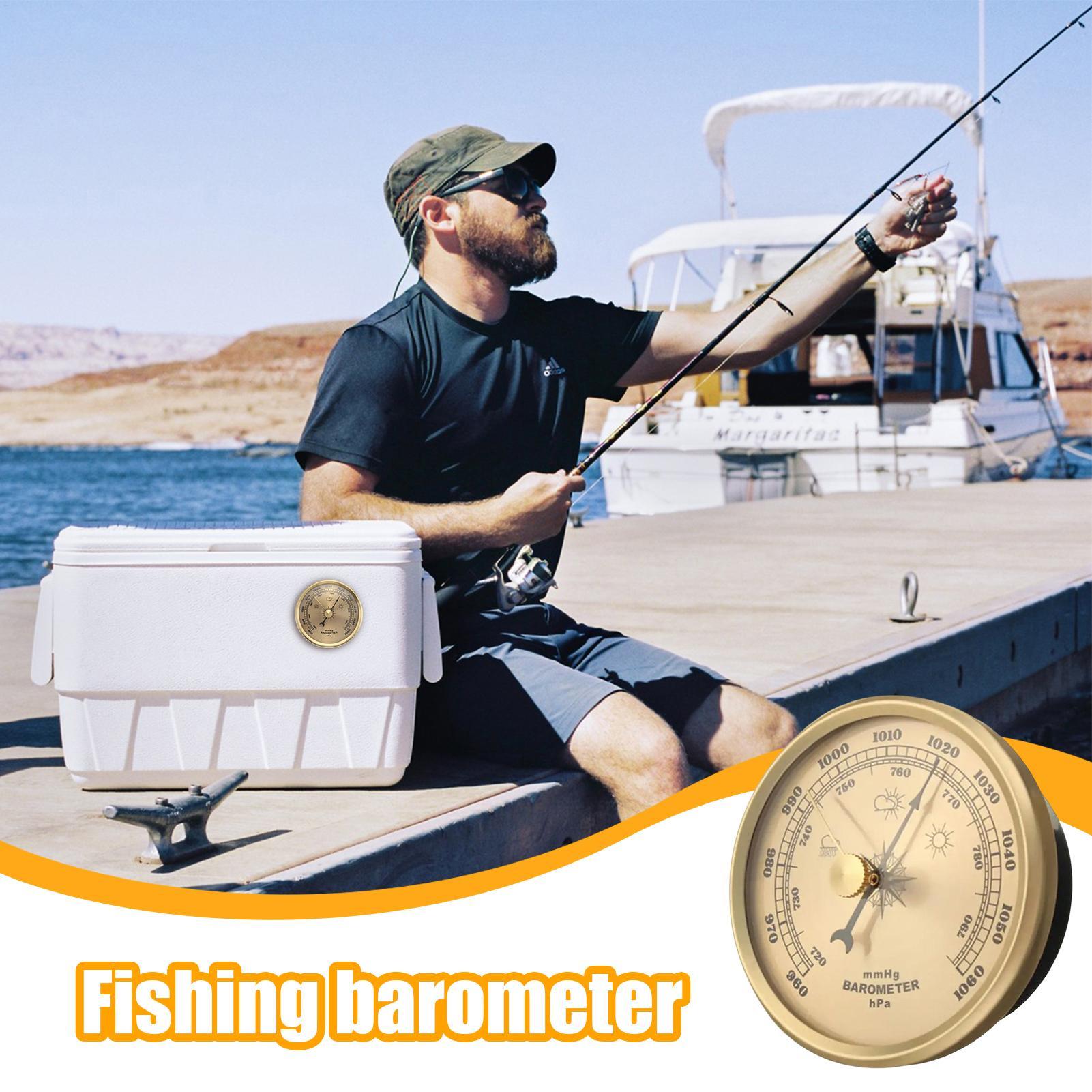 Barómetro de pesca, manómetro  - Hunting Outdoor Thermometer reseña y precio