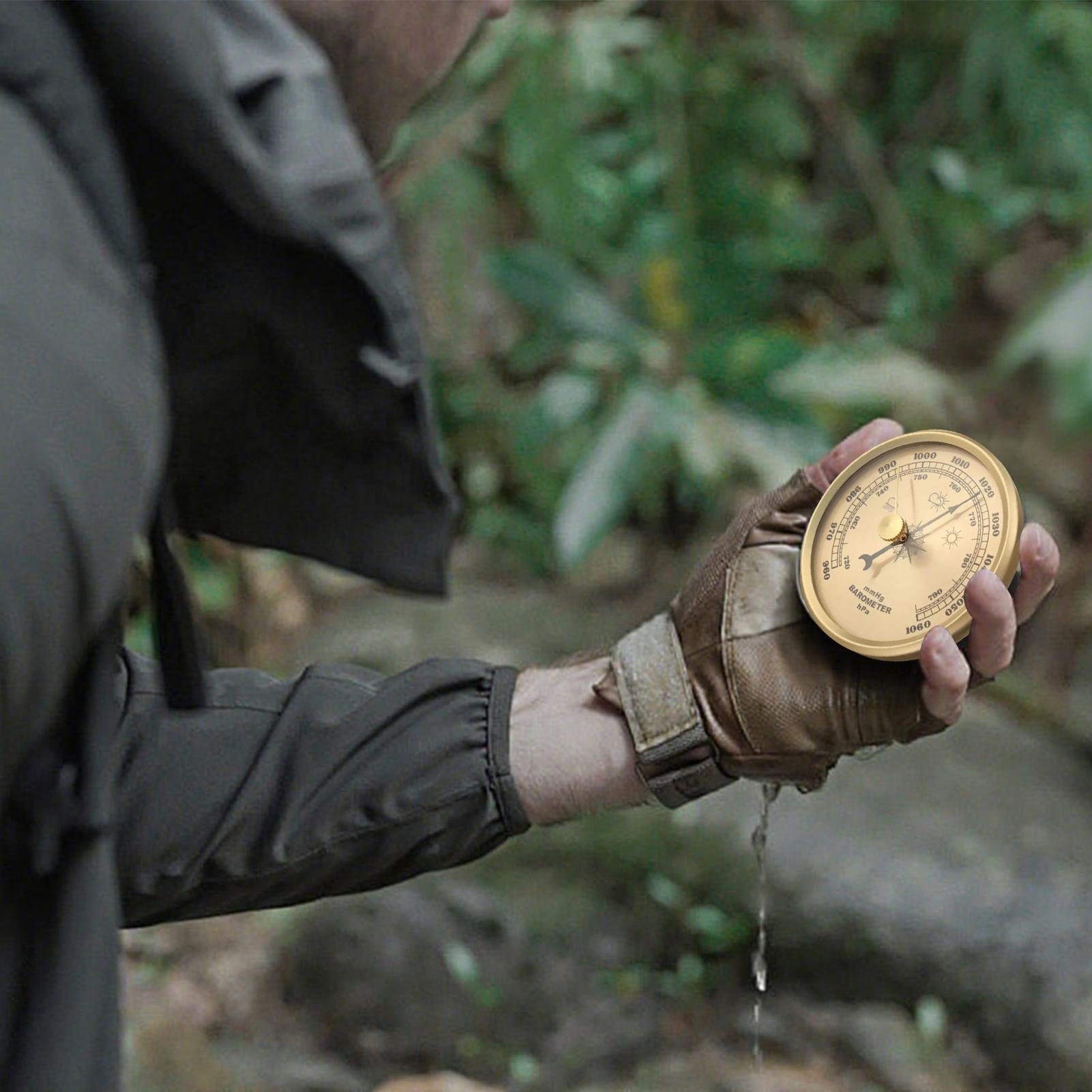 Barómetro de pesca, manómetro  - Hunting Outdoor Thermometer reseña y precio