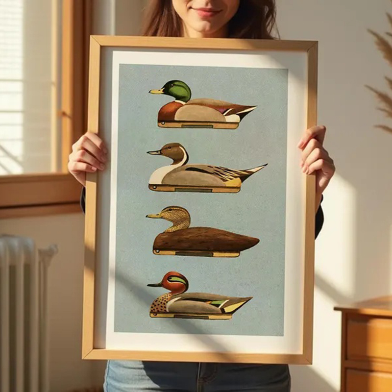 Impresiones de pato Retro para - Outdoor Hunting Paintings reseña y precio