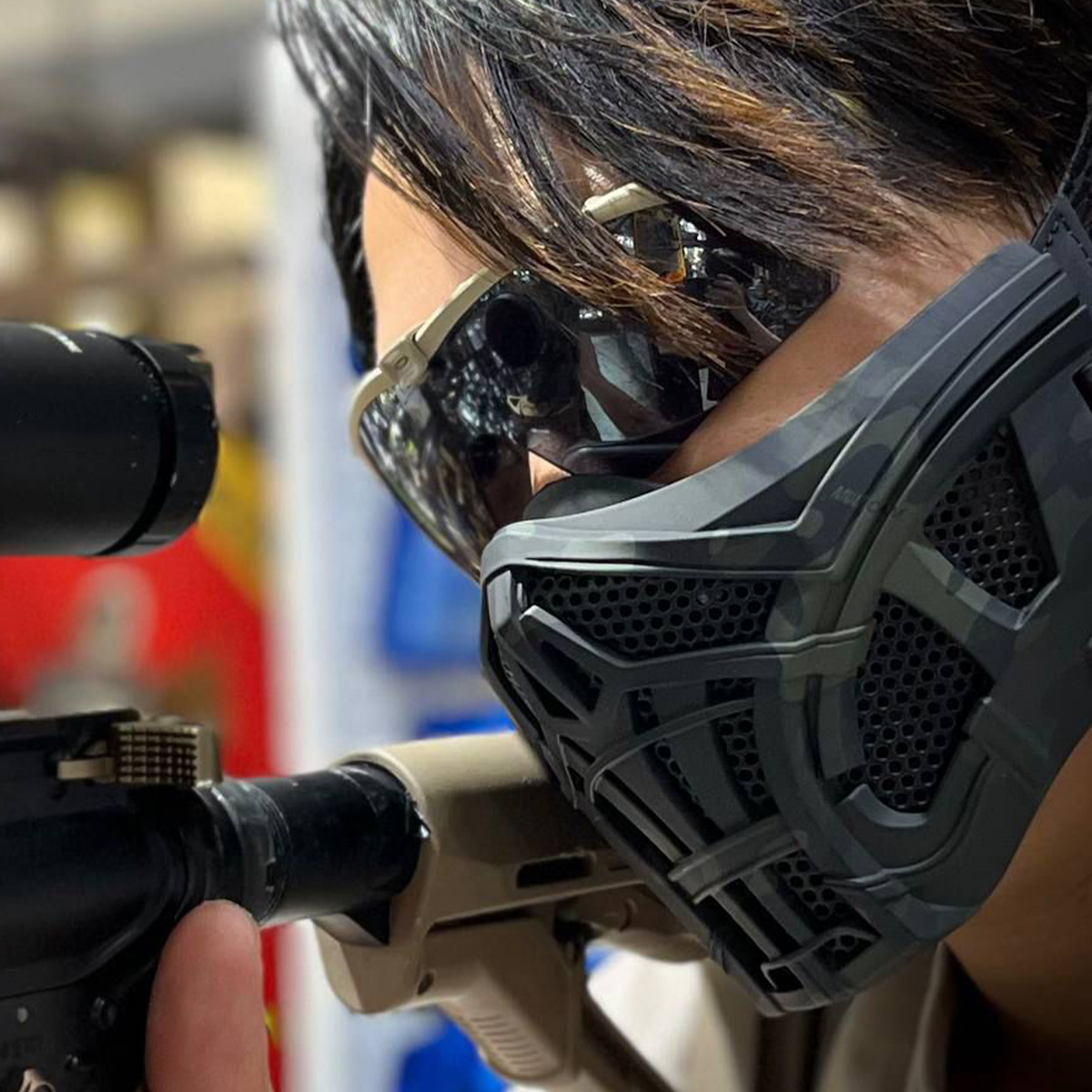 Máscara Táctica de Airsoft, Pr - Outdoor Hunting Movies reseña y precio