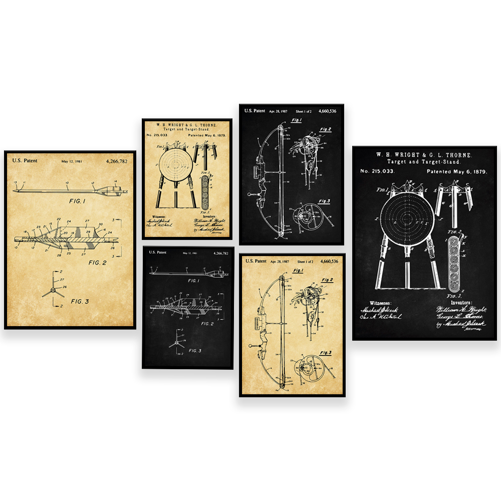 Impresiones de Patentes de Arq - Outdoor Hunting Paintings reseña y precio