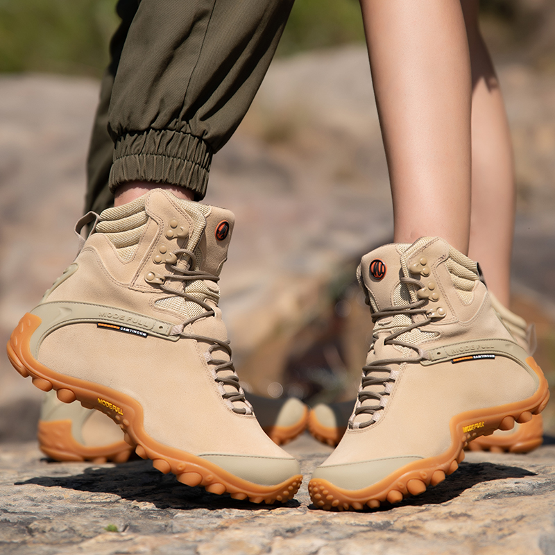Botas de senderismo de cuero d - Outdoor Hunting Boots For Men reseña y precio