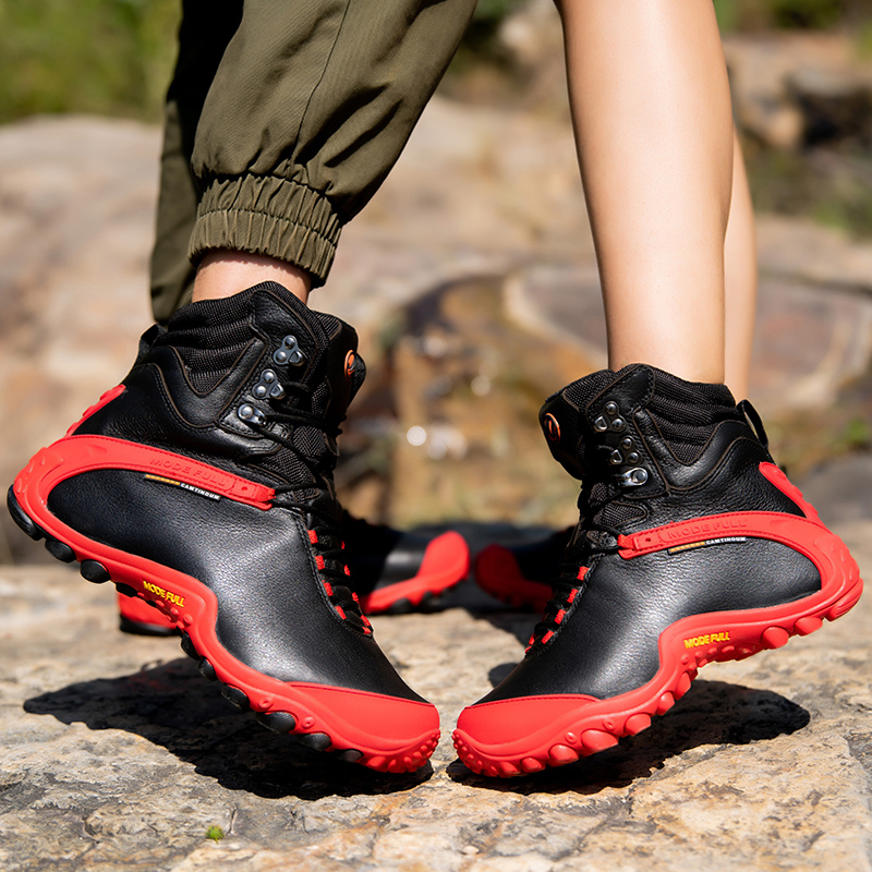 Botas de senderismo de cuero d - Outdoor Hunting Boots For Men reseña y precio